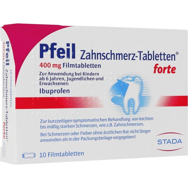 PFEIL Zahnschmerz-Tabletten forte Filmtabletten