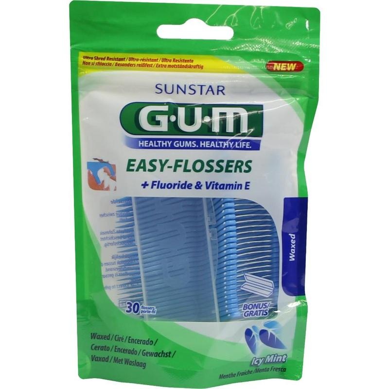 GUM EASY-FLOSSERS Zahnseide inkl.Halter