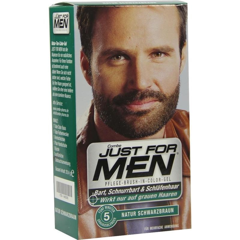 JUST for men Brush in Color Gel schwarzbraun