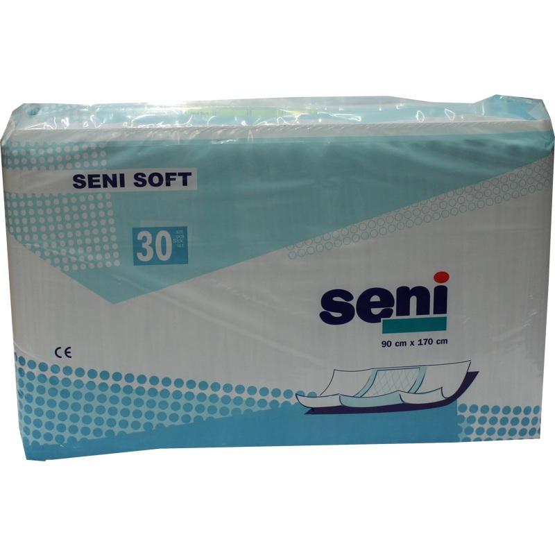 SENI Soft Krankenunterlage 90x170 cm m.Seitenfl.
