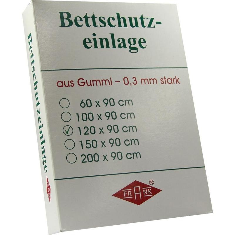 BETTEINLAGE Gummiplatte 0,3 mm 90x120 cm weiß