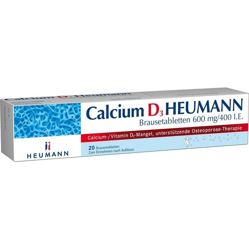 CALCIUM D3 Heumann Brausetabletten 600 mg/400 I.E.