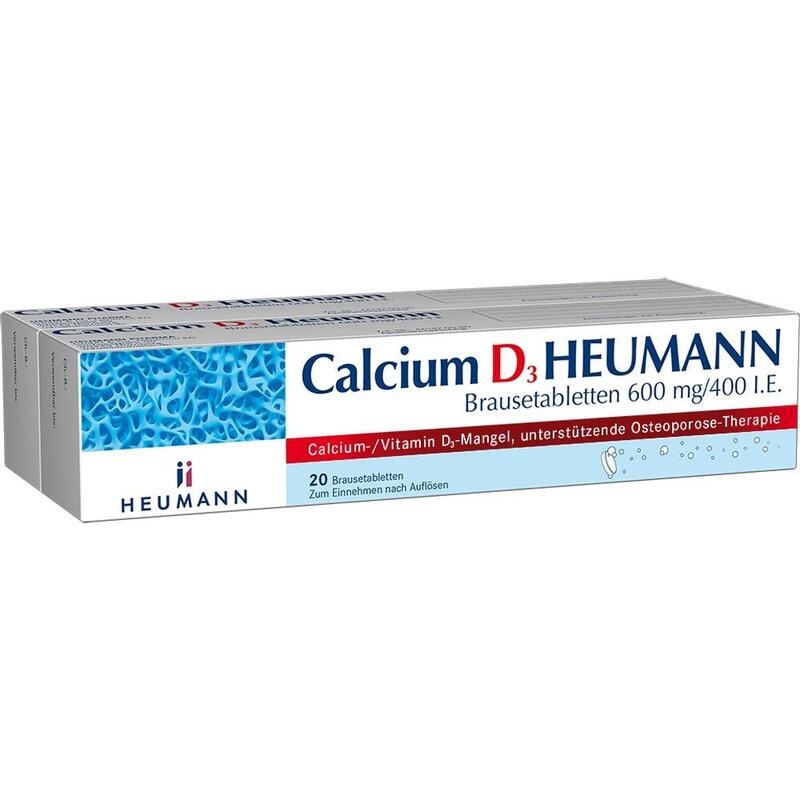 CALCIUM D3 Heumann Brausetabletten 600 mg/400 I.E.