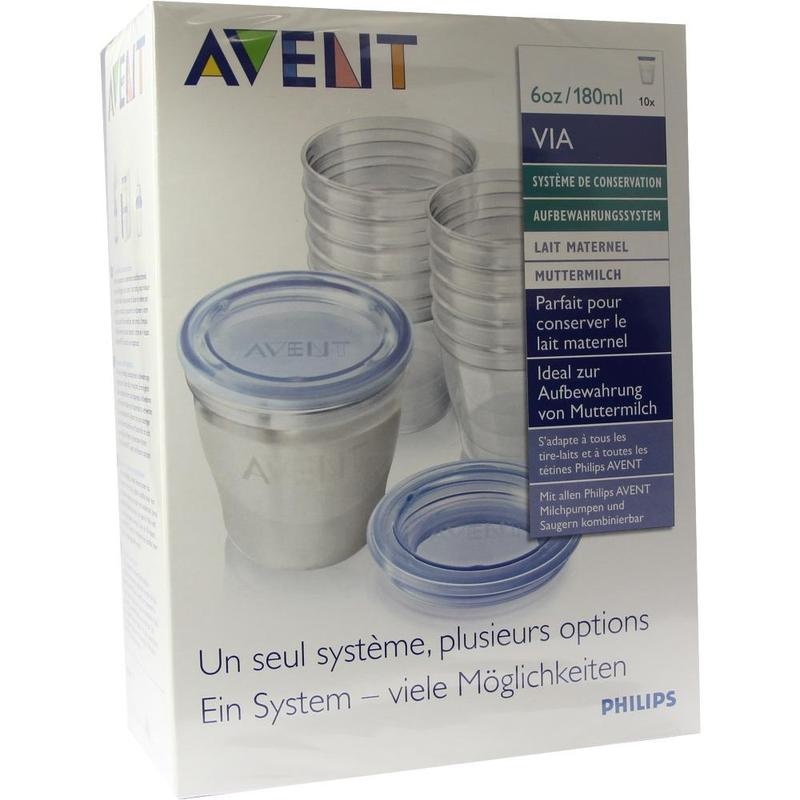 AVENT VIA Aufbewahrungs Set Muttermilch