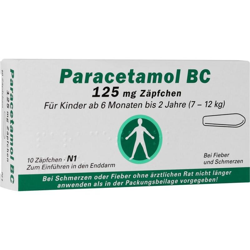 PARACETAMOL BC 125 mg Suppositorien
