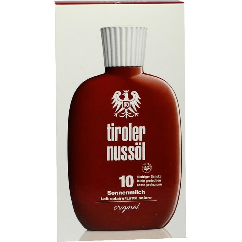 TIROLER NUSSÖL orig.Sonnenmilch wasserf.LSF 10