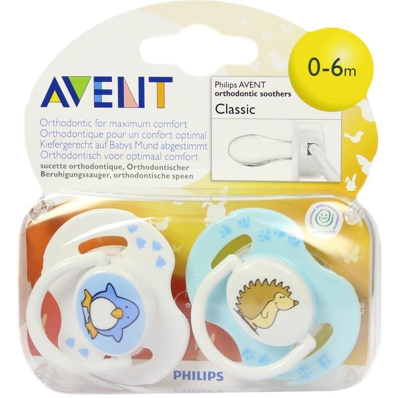 AVENT Schnuller versch.Motive 0-6 Mon.