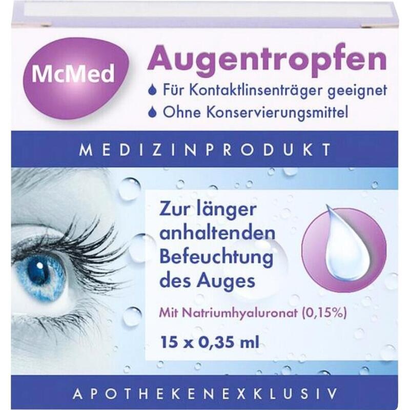 MCMED Augentropfen Einzeldosispipetten