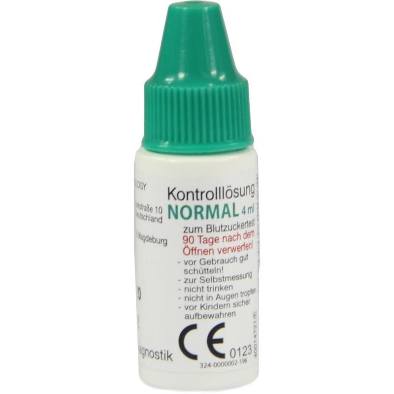 GLUCO TEST Plus Kontrolllösung normal