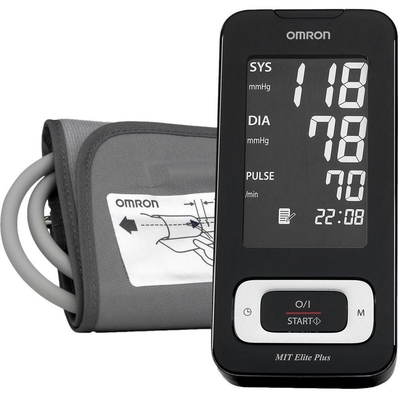 OMRON MIT Elite Plus Oberarm-Blutdruckmessgerät PC