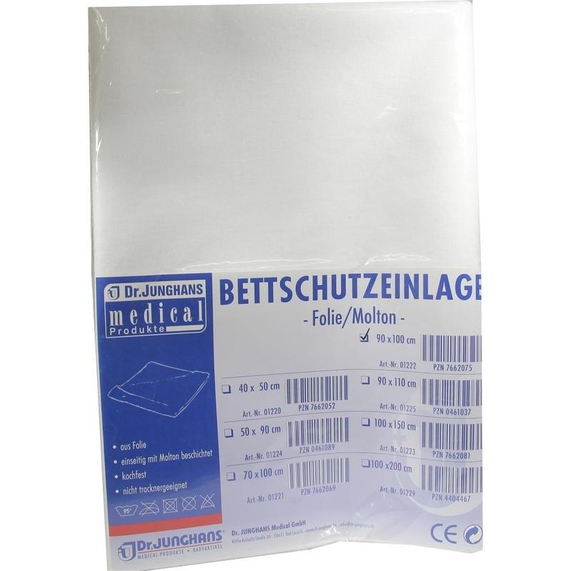 BETTSCHUTZEINLAGE Folie Molton 90x100 cm