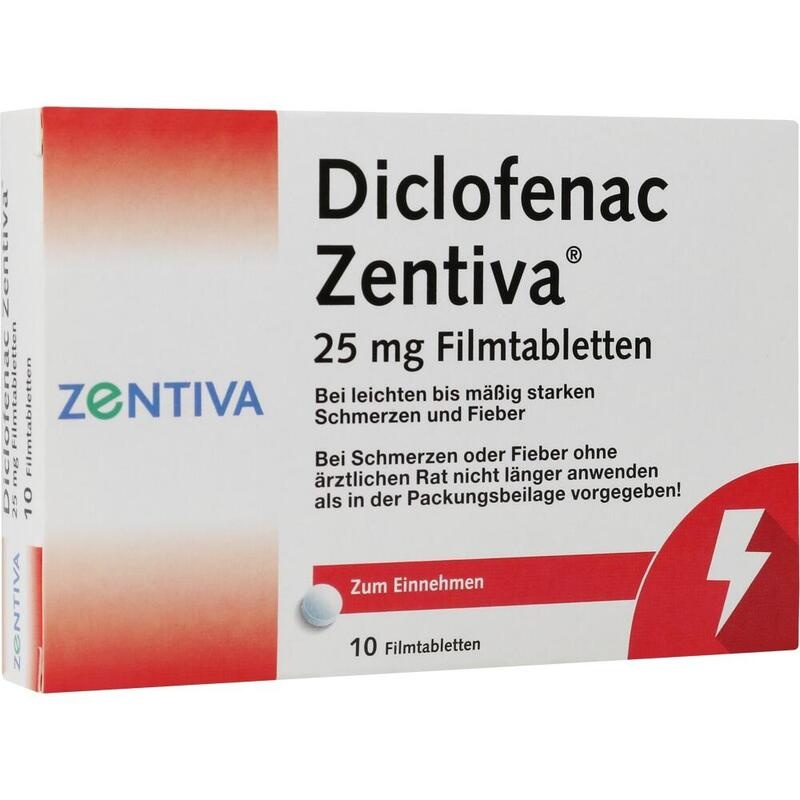 DICLOFENAC Zentiva 25 mg Filmtabletten