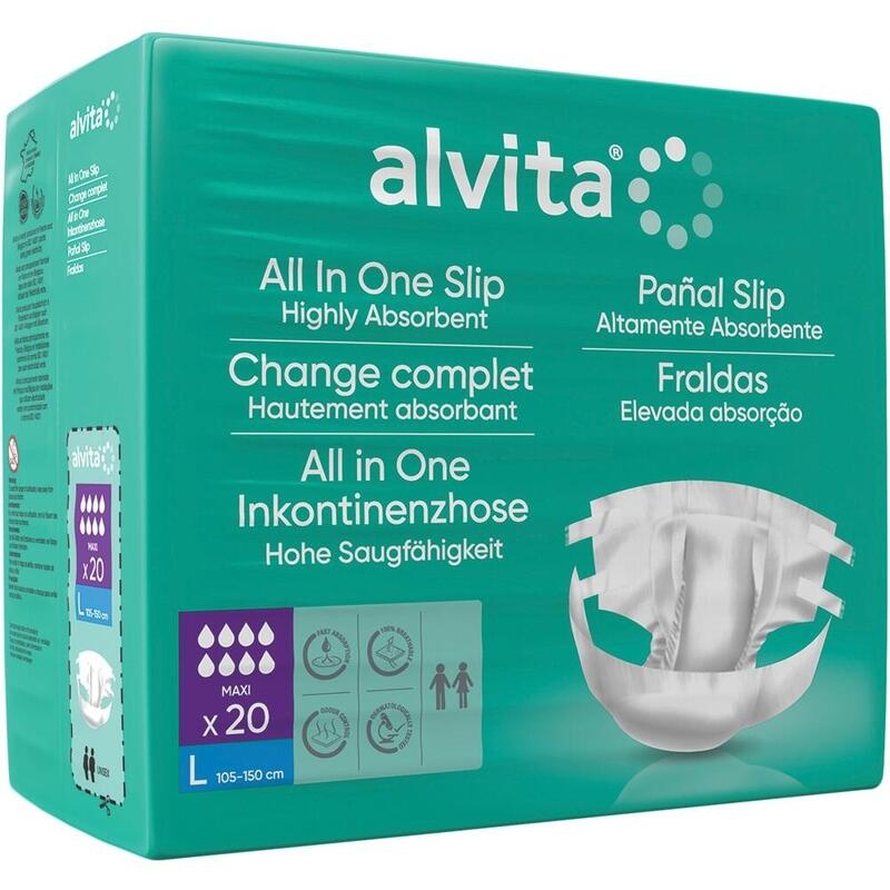 ALVITA All-in-One Inkontinenzhose maxi large Nacht