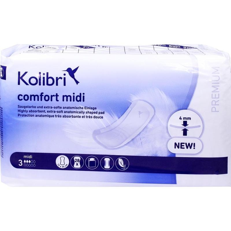 KOLIBRI comfort premium Einlagen midi