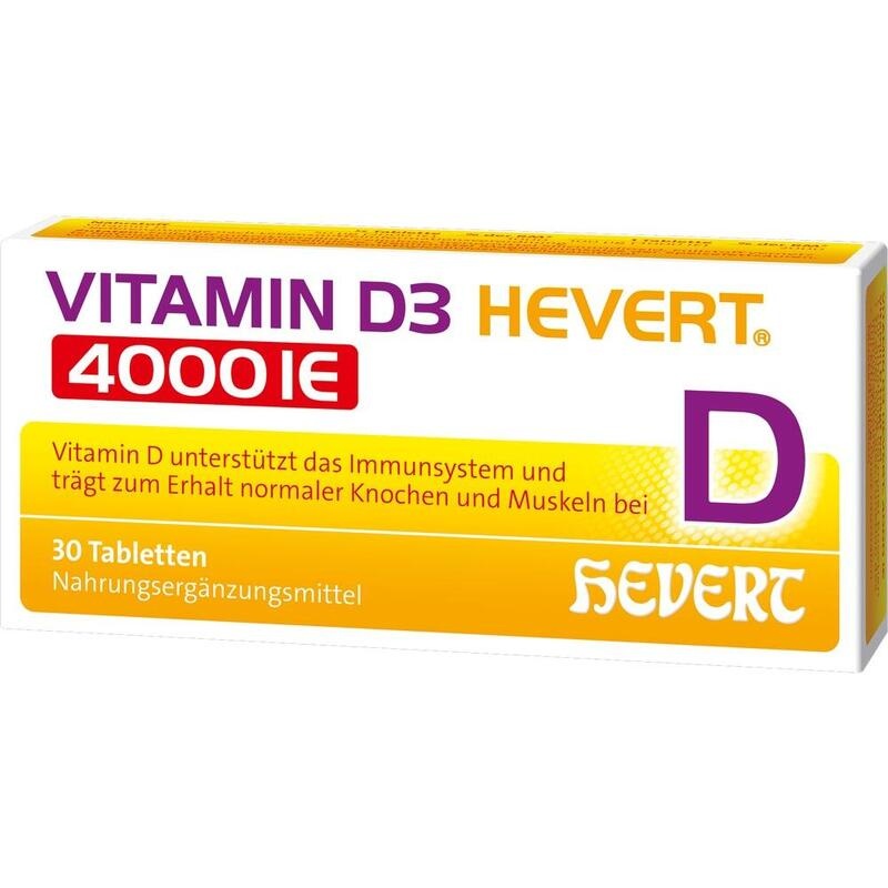 VITAMIN D3 HEVERT 4000 I.E. Tabletten