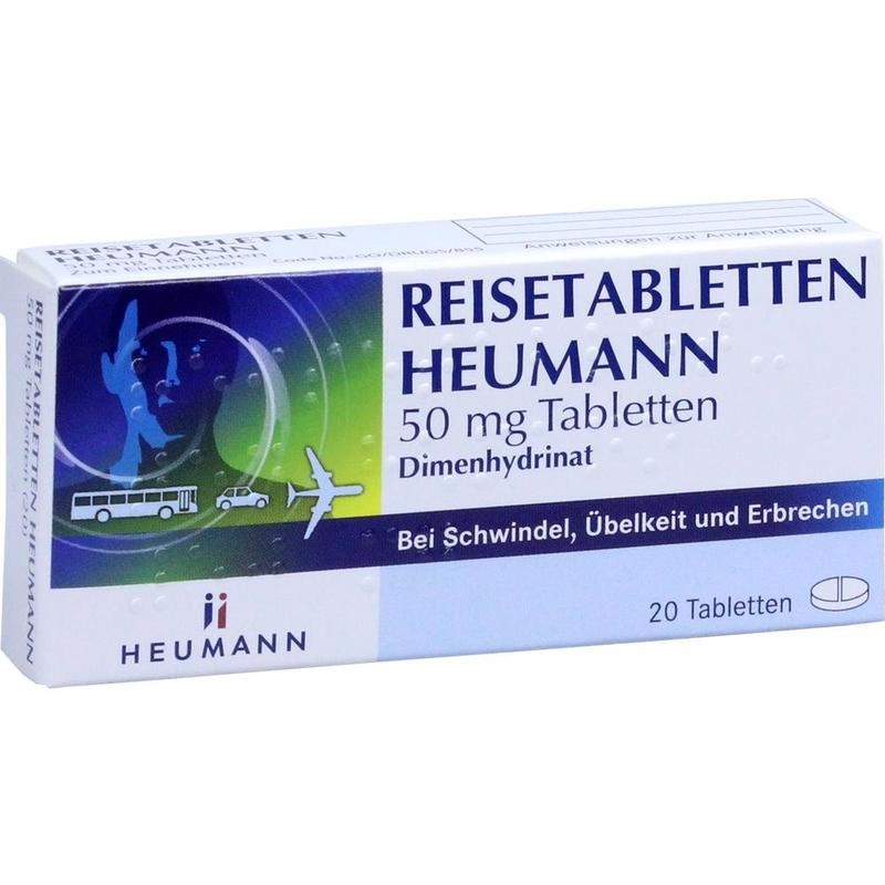 REISETABLETTEN Heumann 50 mg Tabletten
