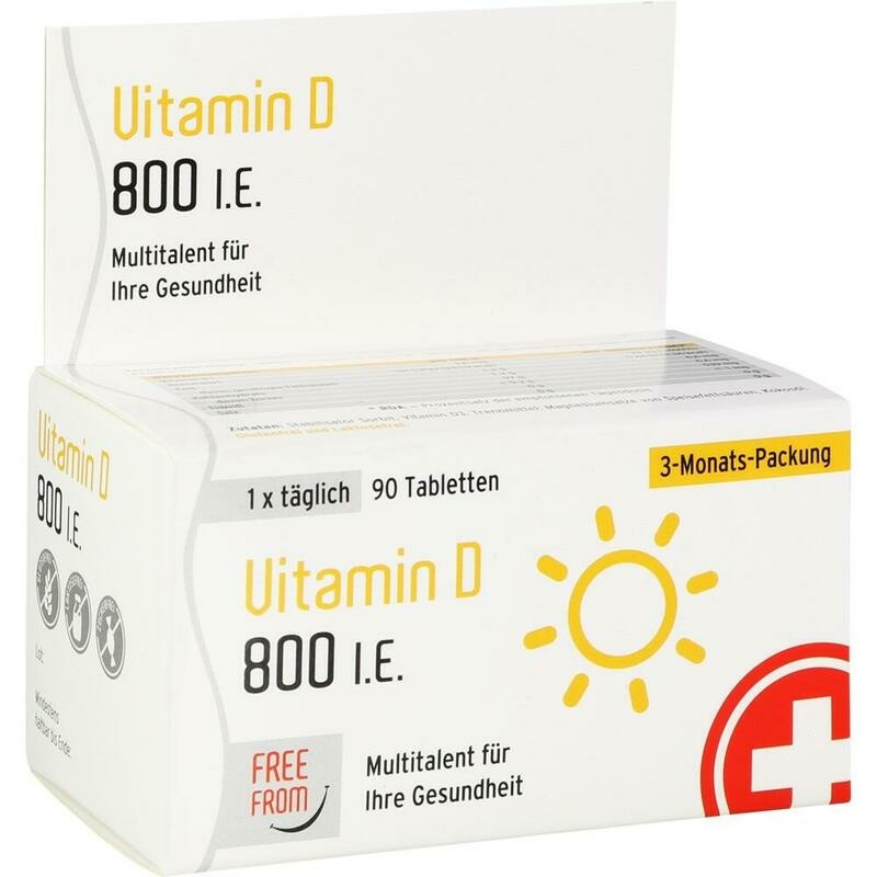 VITAMIN D3 800 freefrom Tabletten