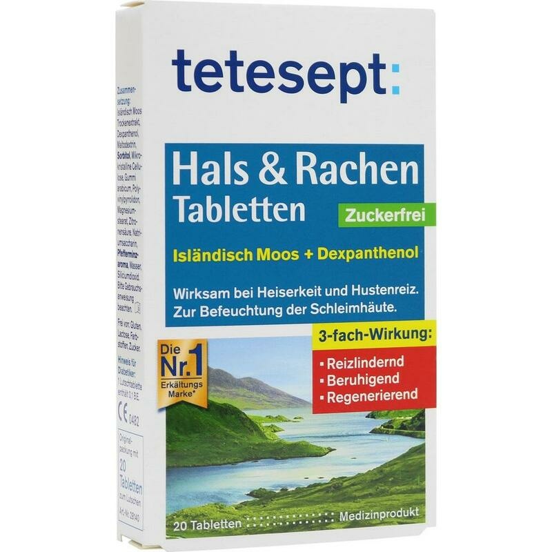 TETESEPT Hals & Rachen Tabletten zuckerfrei