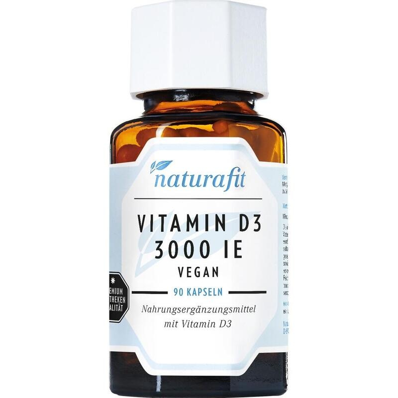 NATURAFIT Vitamin D3 3000 I.E. Kapseln