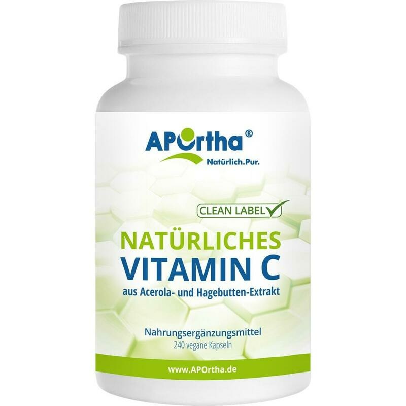 APORTHA natürliches Vitamin C vegetarisch Kapseln