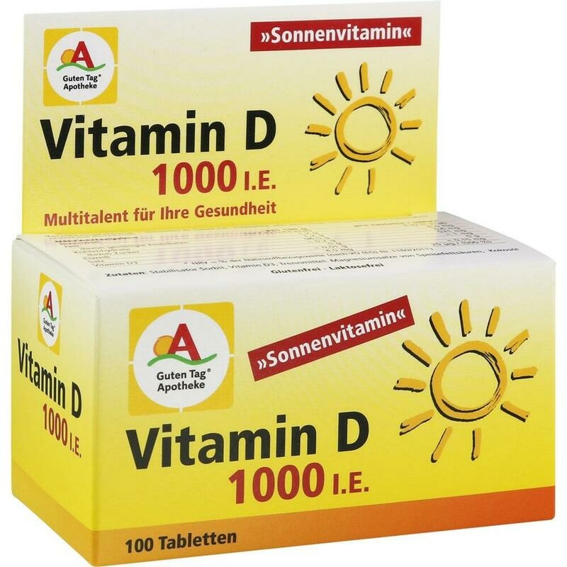 GUTEN TAG Apotheke Vitamin D 1000 I.E. Tabletten