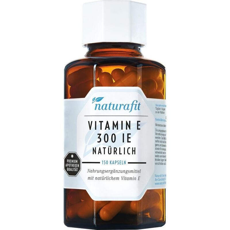 NATURAFIT Vitamin E 300 natürlich Kapseln