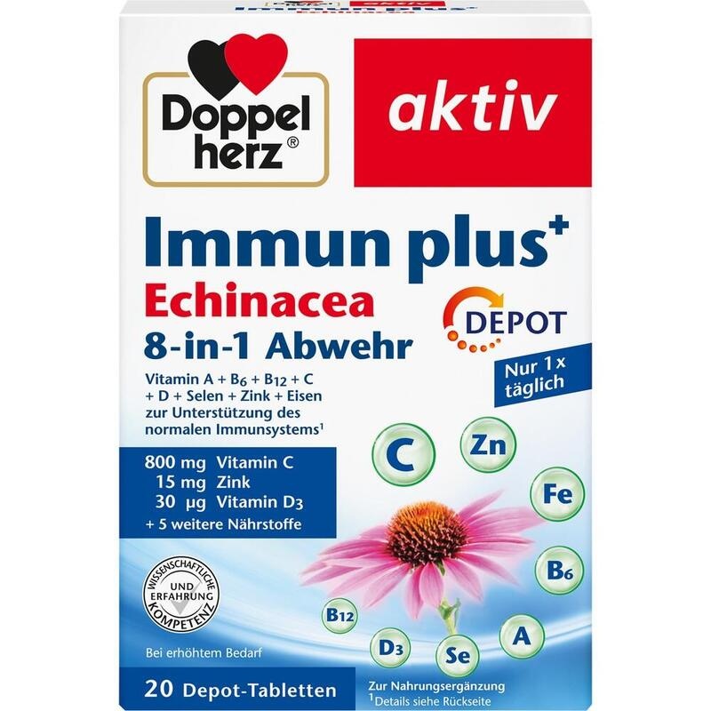 DOPPELHERZ Immun plus Echinacea Depot Tabletten