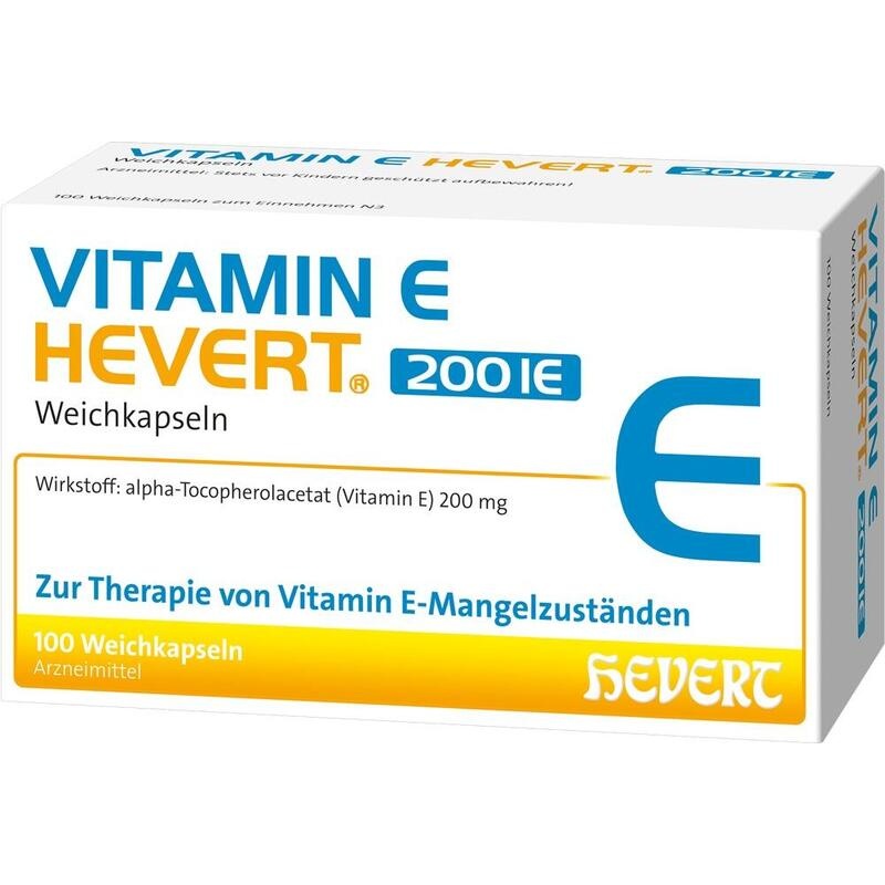 VITAMIN E HEVERT 200 I.E. Weichkapseln