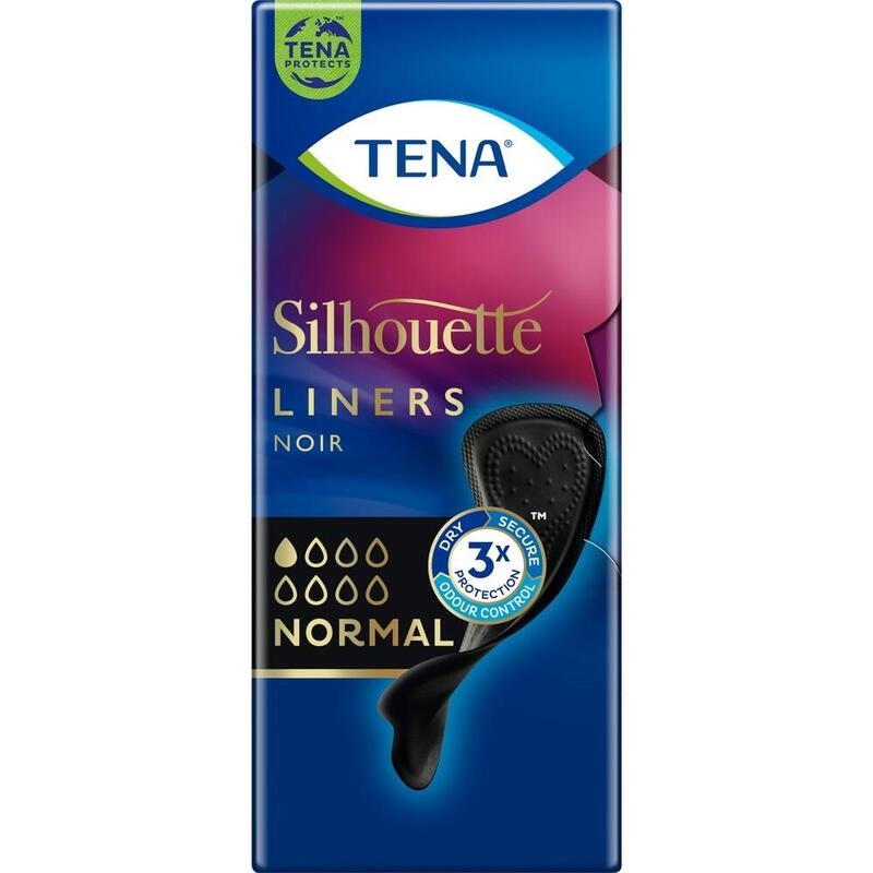 TENA SILHOUETTE Inkontinenz Slipeinlagen norm.noir