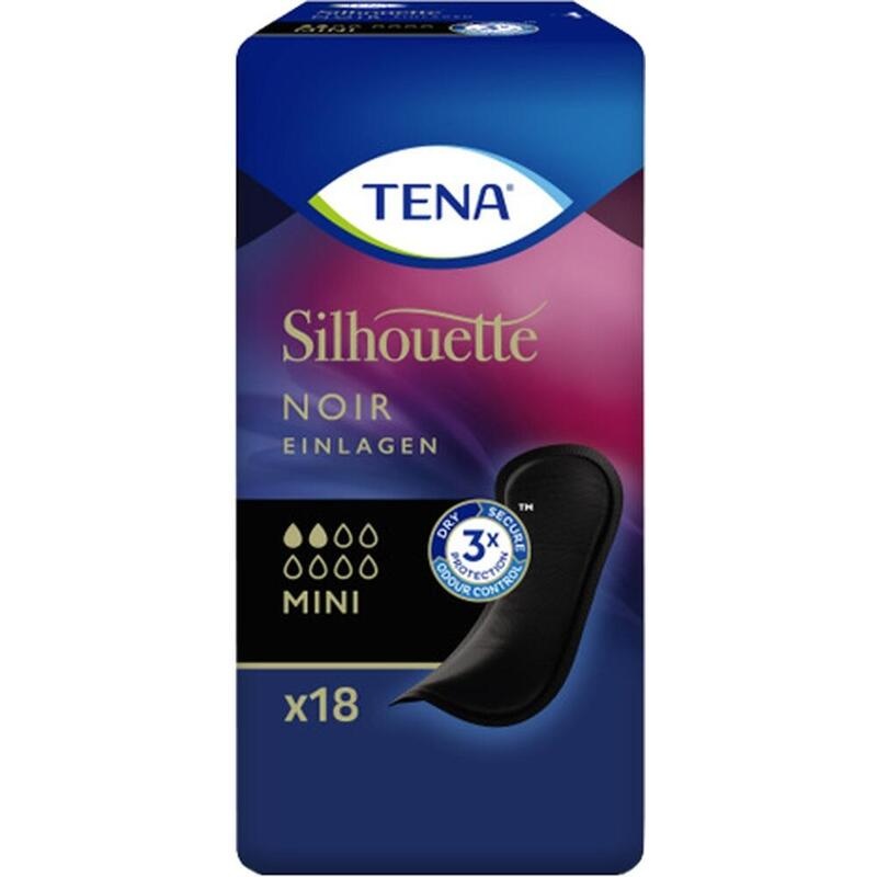 TENA SILHOUETTE Inkontinenz Einlagen mini noir