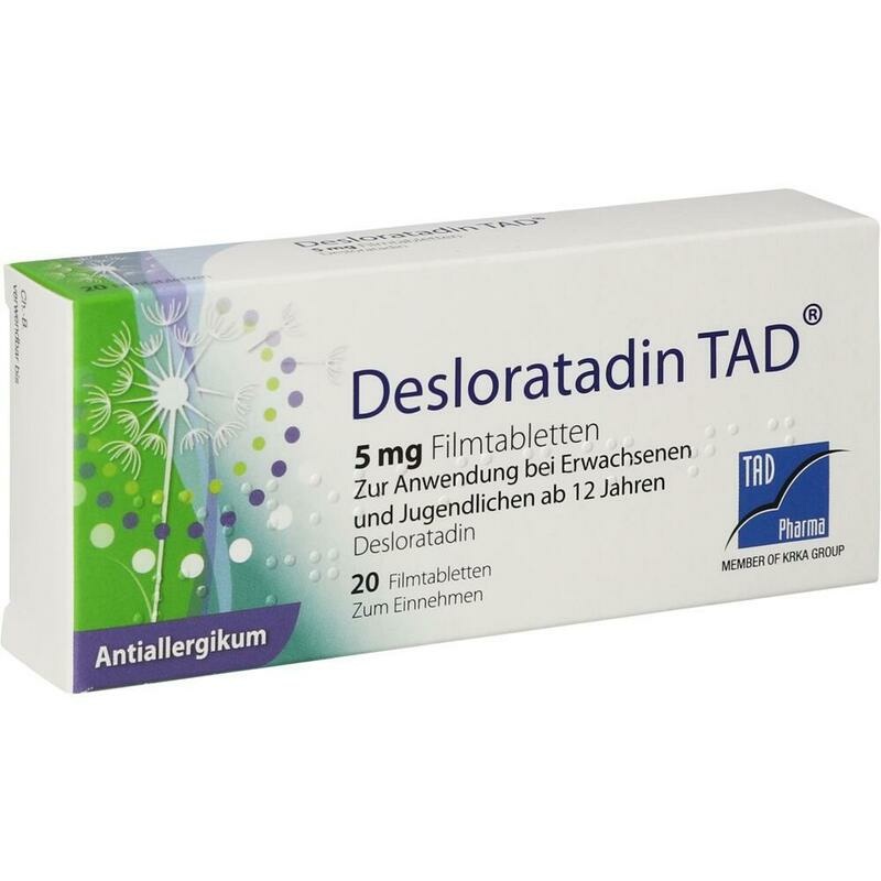 DESLORATADIN TAD 5 mg Filmtabletten