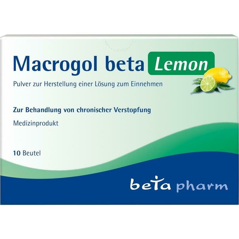MACROGOL beta Lemon Plv.z.Her.e.Lsg.z.Einnehmen