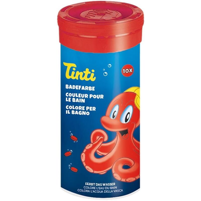 TINTI Badewasserfarbe rot Röhrchen