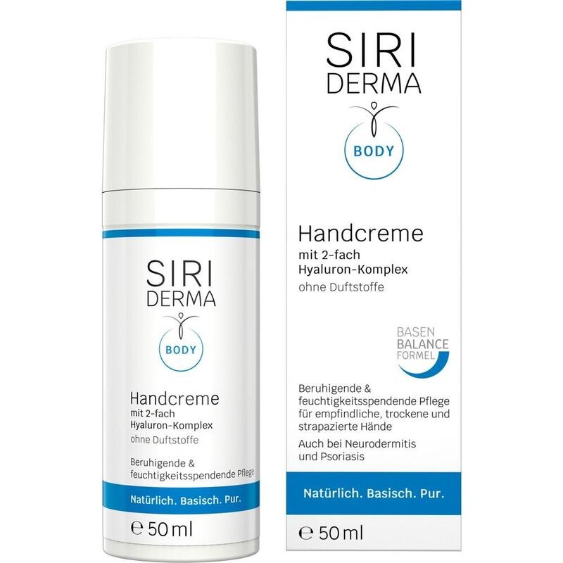 SIRIDERMA Handcreme ohne Duftstoffe