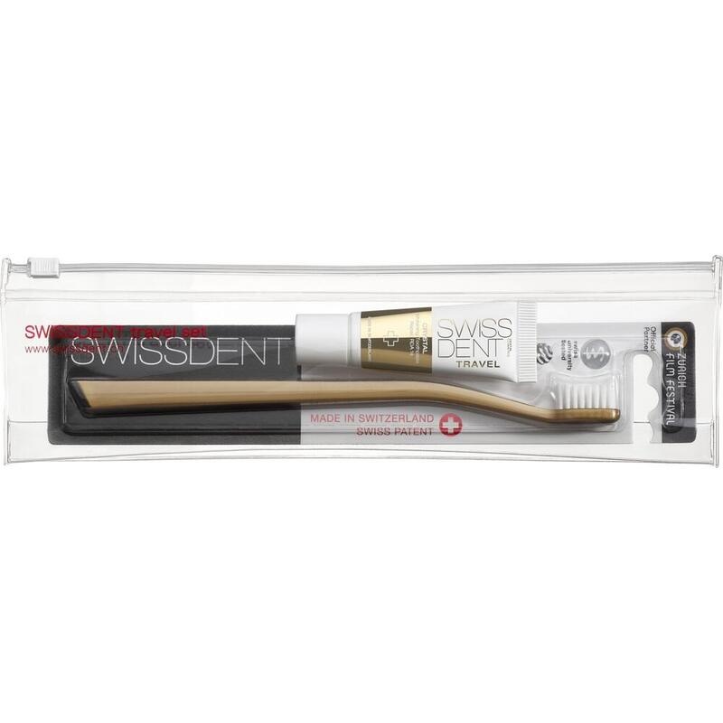 SWISSDENT Travel-Set S Crystal 10ml+Zahnb.gold