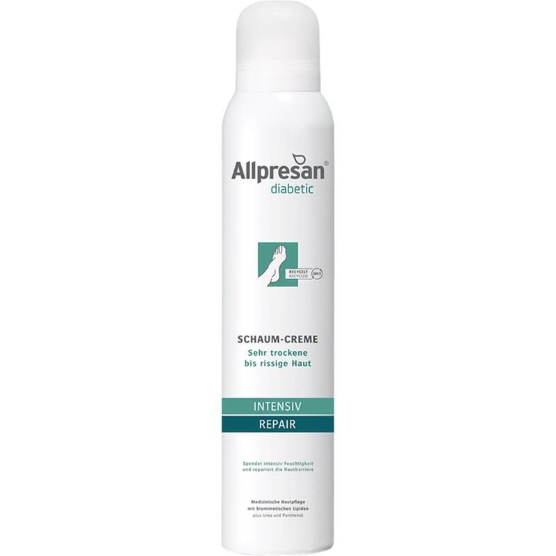 ALLPRESAN diabetic Inten.+Repair m.Urea Schaum-Cr.