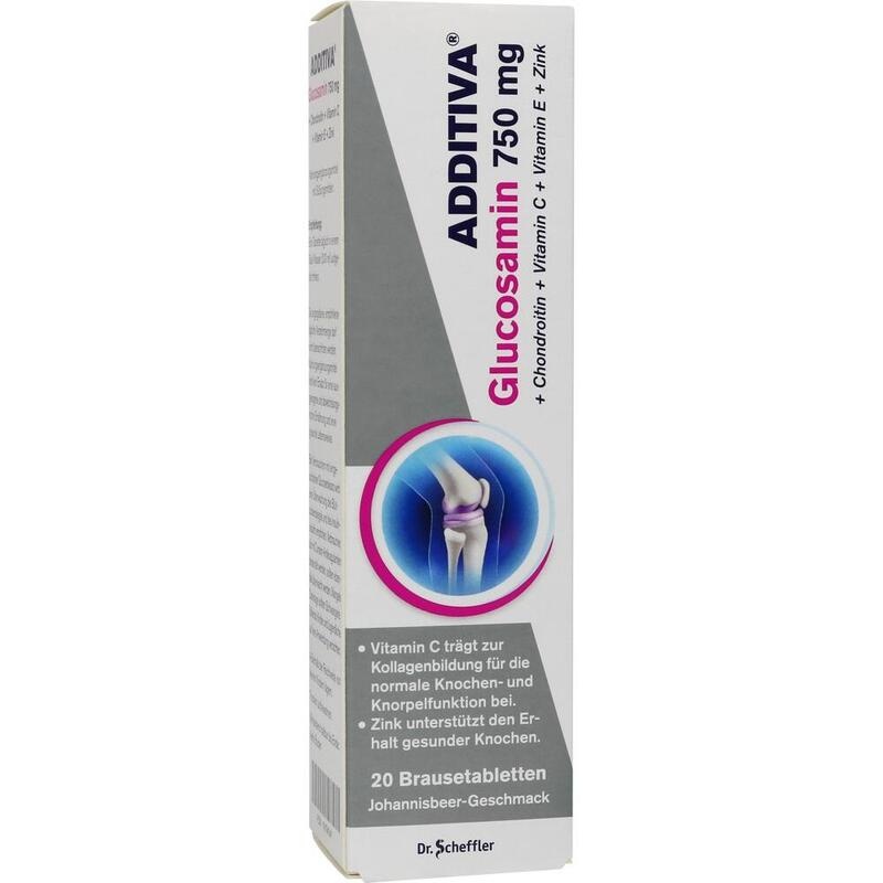 ADDITIVA Glucosamin 750 mg Brausetabletten