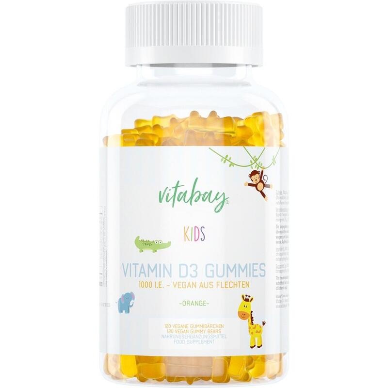 VITAMIN D3 1.000 I.E. Fruchtgummis Orange veg.Kids