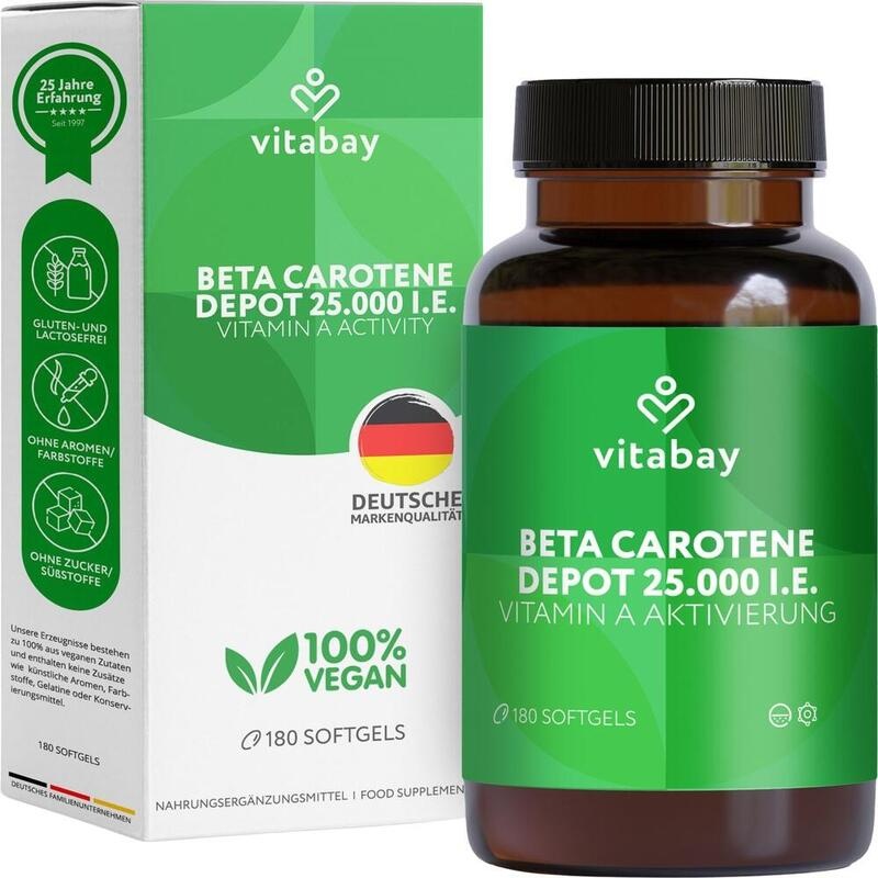 BETA CAROTIN 25.000 I.E. Provit.A Depot vegan