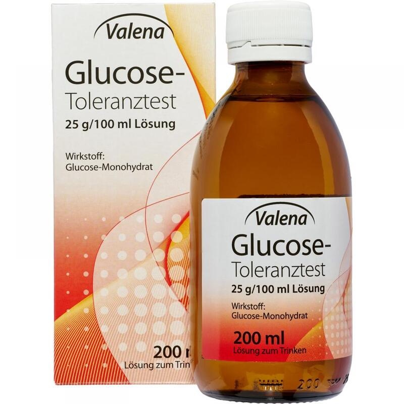GLUCOSE-TOLERANZTEST 25 g/100 ml Lösung