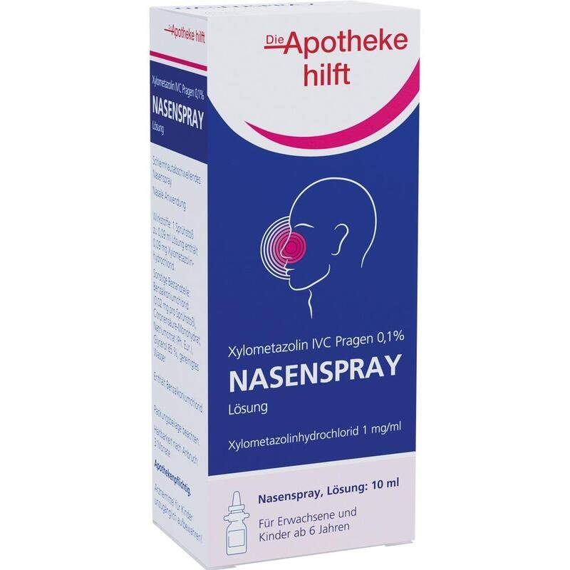 XYLOMETAZOLIN IVC Pragen 0,1% Nasenspray Lösung