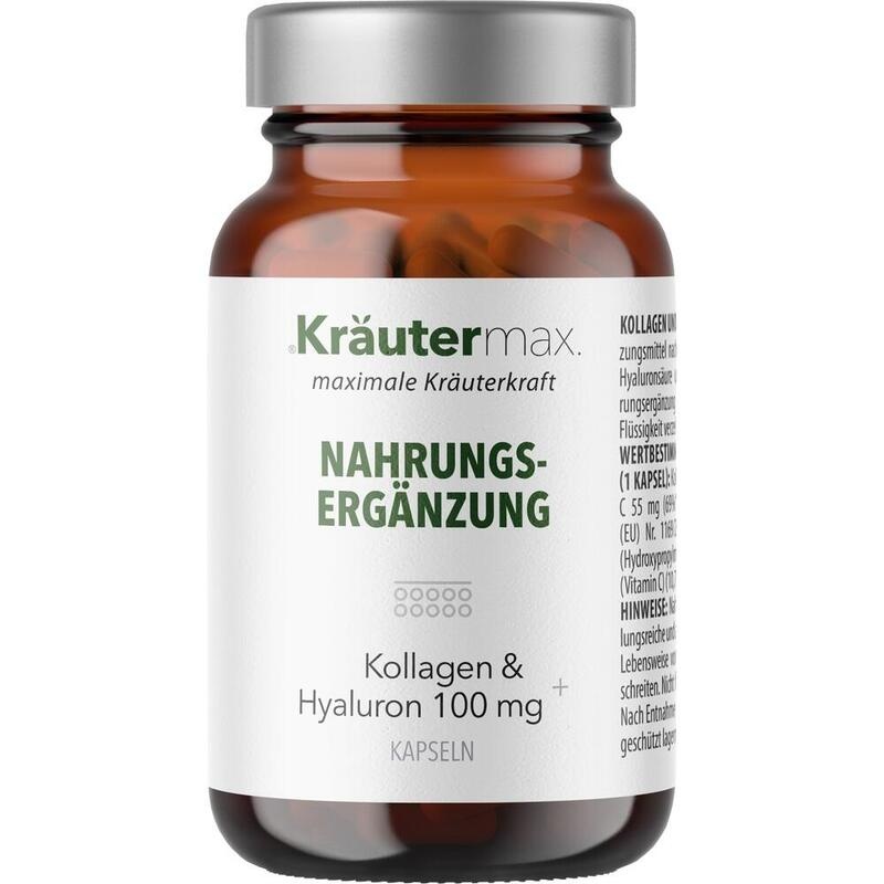 KOLLAGEN & HYALURON 100 mg+ Kapseln
