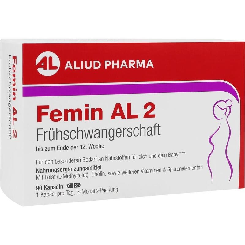 FEMIN AL 2 Frühschwangerschaft Hartkapseln