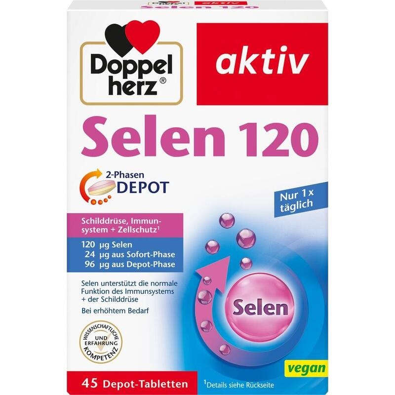 DOPPELHERZ Selen 120 2-Phasen Depot Tabletten