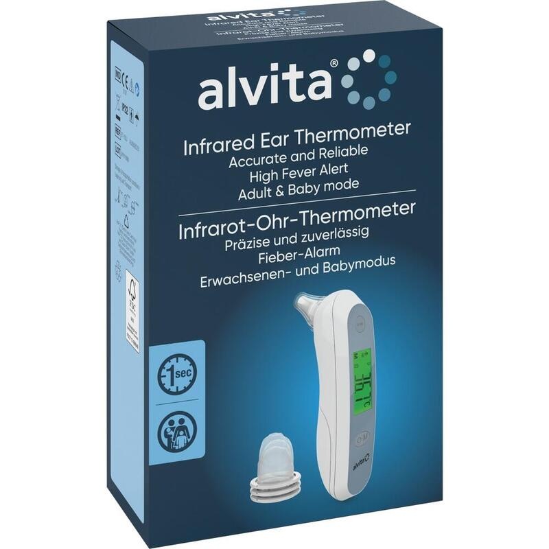 ALVITA Infrarot-Ohrthermometer