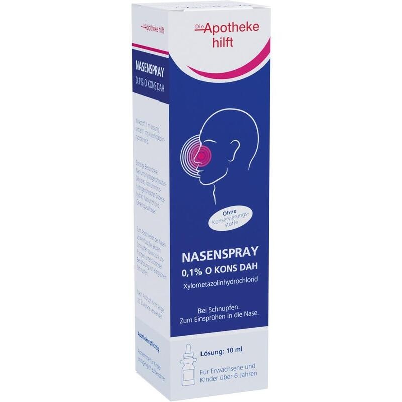 NASENSPRAY 0,1% O KONS DAH Lösung