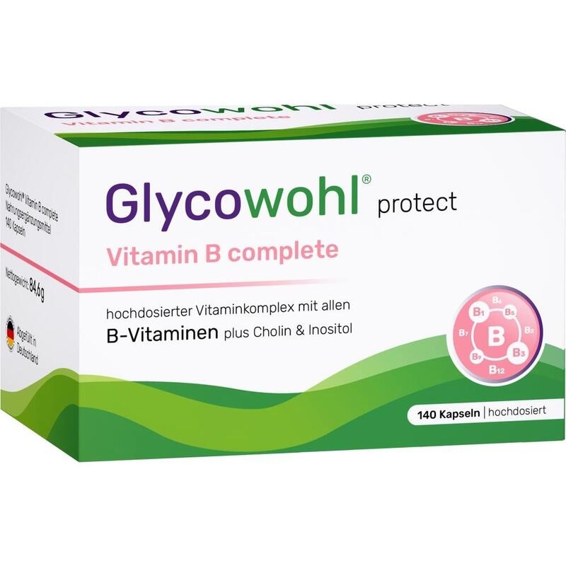 GLYCOWOHL Vitamin B complete+Inositol+Cholin Kaps.