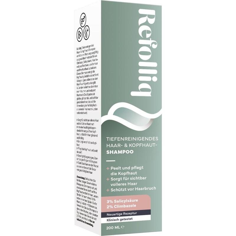 REFOLLIQ tiefenreinigendes Haar- & Kopfhaut Shamp.