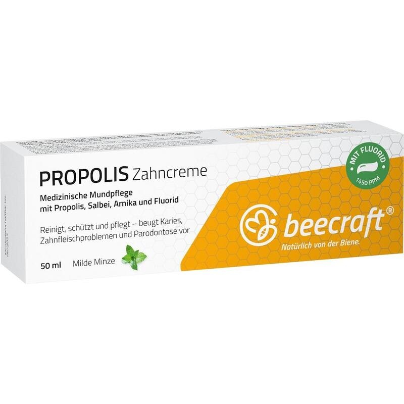 BEECRAFT Propolis Zahncreme Salbei Arnika Fluorid